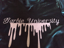 Load image into Gallery viewer, Barbie University Drip Top
