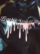 Load image into Gallery viewer, Barbie University Drip Top
